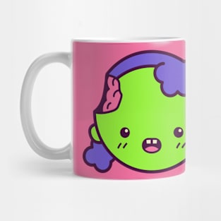 Kawaii Cute Zombie Girl Cartoon Mug